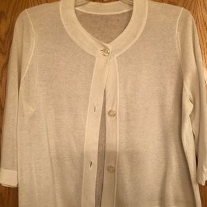 Jones New York Collection Sheer Cardigan Large